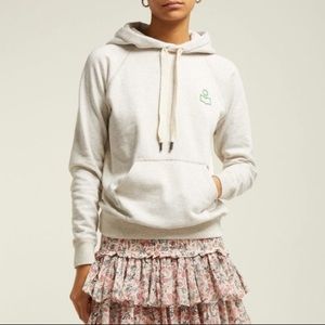 ✨ISABEL MARANT Malibu Flocked Logo Hoodie✨